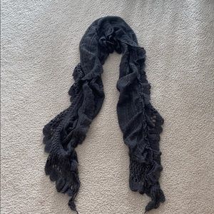 Grey Handmade Knit Scarf purchased in Portugal